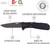SOG Twitch ll Lockback Knife- EDC Assisted Opening Tactical Folding Knife