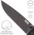 SOG Twitch ll Lockback Knife- EDC Assisted Opening Tactical Folding Knife