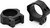 Warne Maxima Horizontal Fixed Scopes Rings Steel 30MM Low - Black - 513M