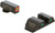 AMERIGLO Trooper Glock Green Tritium Orange Outl/Green Tritium Serrated SQ