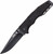 SOG Salute Folding Pocket EDC Knife 3.63 Inch Black W/ Thumbstud - FF11-CP