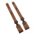 Galco Horizontal Shoulder System Tie Down Set 2.0 Miami Classic Tan - MC2TD