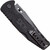 SOG Salute Folding Pocket EDC Knife 3.63 Inch Black W/ Thumbstud - USED