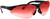 Walker's Elite Shooting Glasses Adjustable UV Protection Range Vermillion