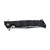 Cold Steel Luzon Series Folding Knife Pocket Clip Lg 6" Blade BLK/SLV USED