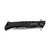 Cold Steel Luzon Series Folding Knife Pocket Clip Lg 6" Blade BLK/SLV USED