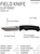 SOG Survival Field Knife Full Tang W/ 4" Fixed Blade & Sheath - Black USED