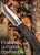 SOG Survival Field Knife Full Tang W/ 4" Fixed Blade & Sheath - Black USED