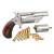 NAA 22MCR Ranger II 22LR/22WMR 1.63" BBL 5rd Stainless Rosewood Grip