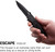 SOG Escape Tactical Folding Pocket Knife 3.4" Serrated Edge Blade USED