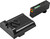 Truglo TFX PRO Fiber Optic Glock Adj Sight Set W/ Orange Focus Lock