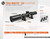 TRUGLO Tru-Brite 30 Hunter Compact Scope 1-4 x 24mm 30MM Tube 1/2 MOA Black