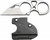 SOG Snarl 2.3" Fixed Sheepsfoot Blade Utility Neck Knife W/ Sheath