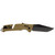 SOG Trident AT Ambid. Tanto Folding Knife D2 Steel Blade - Flat Dark Earth