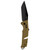 SOG Trident AT Ambid. Tanto Folding Knife D2 Steel Blade - Flat Dark Earth