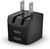 Garmin Dual Port USB Power Adapter (USB-A) Foldable Plug 5V/2.4A - Black