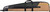 Bulldog Cases Superior Series 48" Scoped Rifle Soft Case Black/Tan/Leather