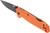 SOG Adventurer LB 3" CRYO 5CR15MOV Steel Lock-Back Mechanism Orange/Black