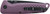 SOG Adventurer LB 3" CRYO 5CR15MOV Steel Lock-Back Mechanism Purple/Black