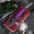 SOG Adventurer LB 3" CRYO 5CR15MOV Steel Lock-Back Mechanism Purple/Black
