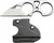 SOG Snarl 2.3" Fixed Sheepsfoot Blade Belt & Boot Knife W/ Sheath USED