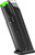 Mec-Gar 9mm Magazine Fit Glock 17 Black Steel/Polymer 18 Rounds MGG171800A