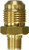 Bayou Classic Brass Orifice Connector 3/8-in Flare M X 1/8-in MNPT 5235
