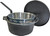 Bayou Classic Dutch Oven W/ Flanged Lid & Perforated Basket 8-1/2-Quart