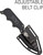 SOG Instinct Small Fixed Blade Knife 2.3" Full Tang w/ Knife Sheath & Clip
