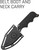 SOG Instinct Small Fixed Blade Knife 2.3" Full Tang w/ Knife Sheath & Clip