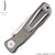 SOG Twitch 2 Pocket Knife 1-Hand Open Stainless Steel/Alum 2.7" Blade USED