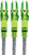 Lumenok Signature Green S Lighted Arrow Nock 3 Pack 6.5mm SL3G