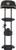 G5 Outdoors Head-Loc Air Quiver 4-Arrow Ultra Lightweight Easy Install BLK