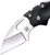 Cold Steel Mini Tuff Lite 2" 4034SS Sheepsfoot Sharp Blade 3" Griv-Ex USED