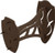 Skull Hooker Small/Medium Game Shoulder Mounts W/ 8" Swing Arm Brown