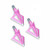 G5 Outdoors Montec Broadheads, 100 Grain (Pack of 3), Pink - 119