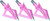 G5 Outdoors Montec Broadheads, 100 Grain (Pack of 3), Pink - 119