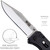 SOG Flare Folding & Pocket Knife Assisted Opening 3.5" Straight Edge Blade