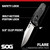 SOG Flare Folding & Pocket Knife Assisted Opening 3.5" Straight Edge Blade
