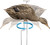 Higdon Outdoors Flats Mallard Motion Silhouette Waterfowl Decoy 12-Pack