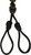 Drake Waterfowl Caller Lanyard Polypropylene Braided Cord Black/Olive OSFM