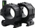 Wheeler 2-Piece 1" Medium Scope Rings W/ Anti-Cant Indicator For Leveling