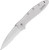 Kershaw Leek Silver Serrated EDC Pocketknife 3" Sandvik 14C28N Steel Blade