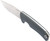 SOG Tellus FX Fix Blade Knife 4.2" Full-Tang GRN Hndl Sheath Wolf Gray USED