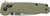SOG Terminus XR G10 EDC Ambidextrous Folding Knife - Olive Drab Green USED