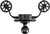 YakAttack RotoGrip Phone Holder W/ 1" Screwball Track Mount CMS-1008