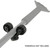 YakAttack ParkNPole RotoGrip Stakeout Pole Holder 2.4" Low Profile Black