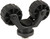 YakAttack ParkNPole RotoGrip Stakeout Pole Holder 2.4" Low Profile Black