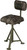 Banded Tripod Blind Stool Folding Chair Padded Seat & Back Rest Legacy