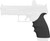 Hogue HandAll Beavertail Grip Sleeve  CZ P-10F Full Size 9mm Black